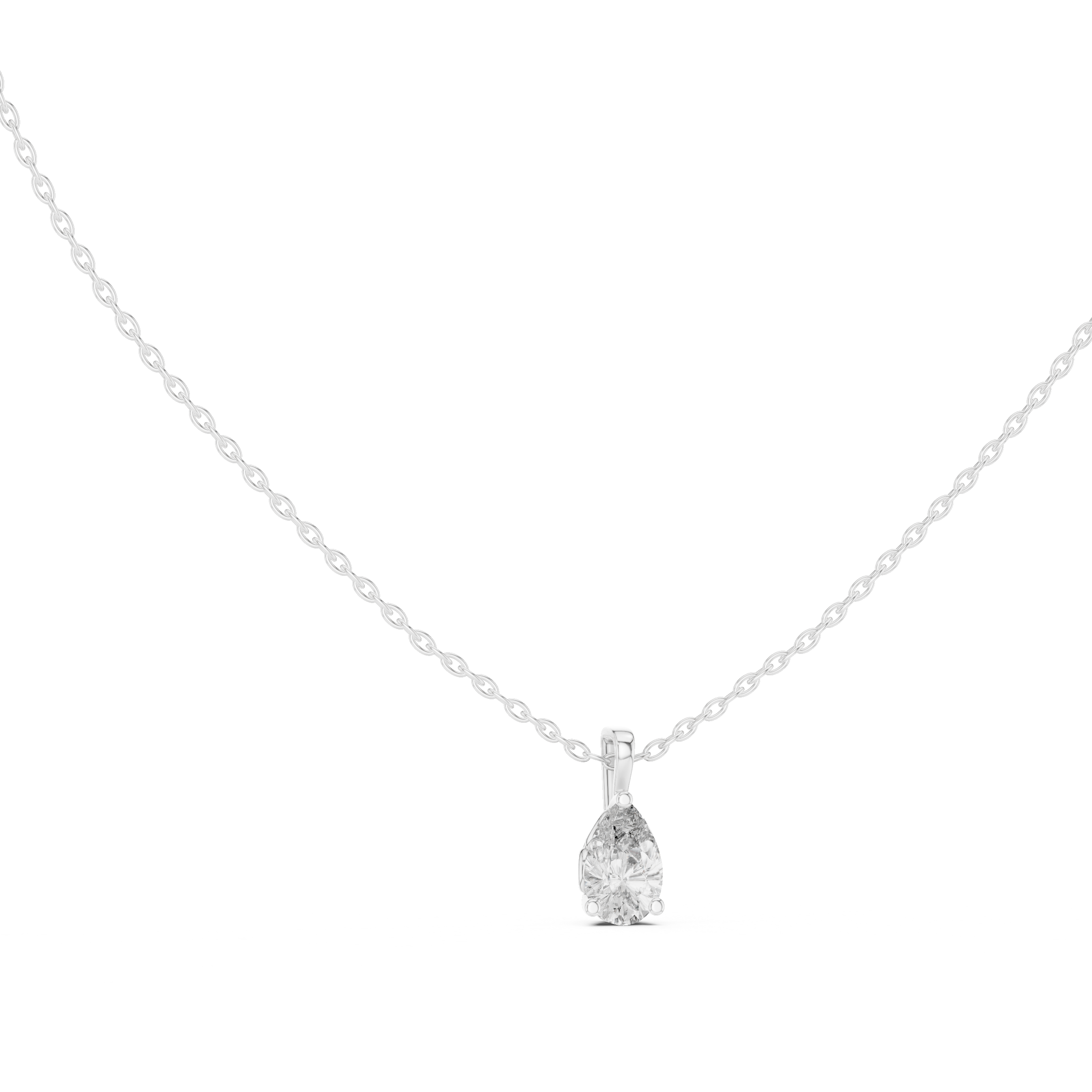 Pendant 0034 - White Gold
