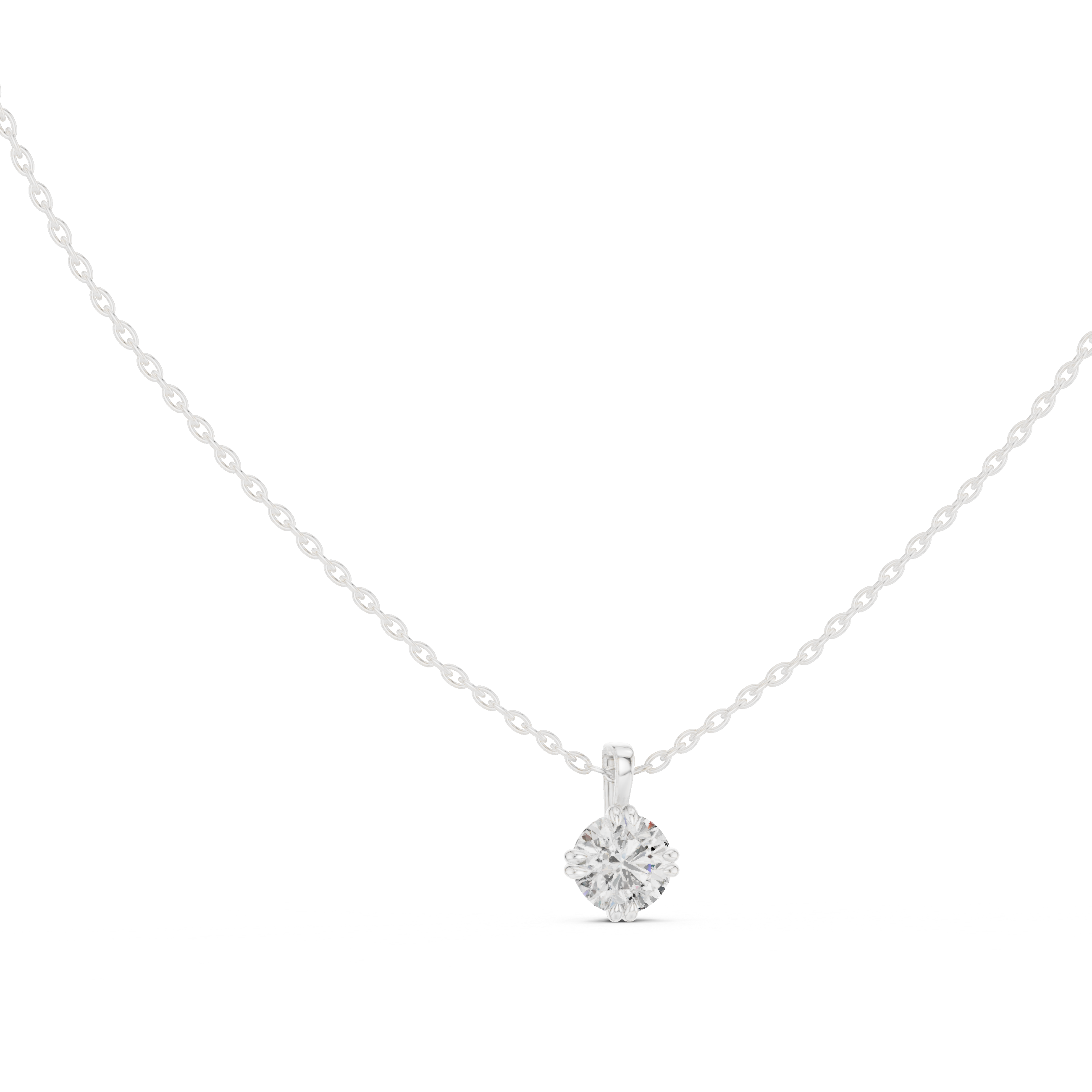 Pendant 0036 - White Gold