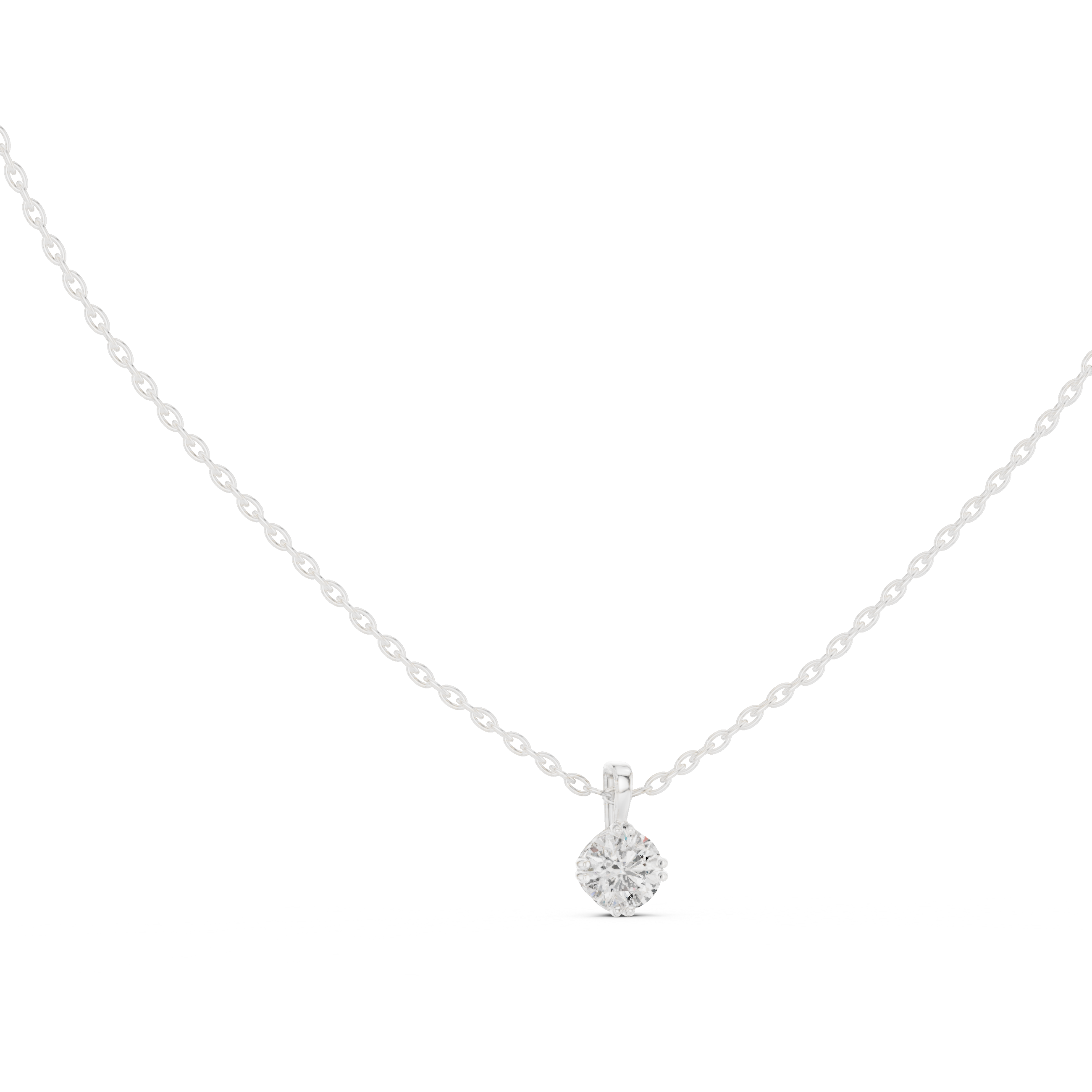 Pendant 0038 - White Gold