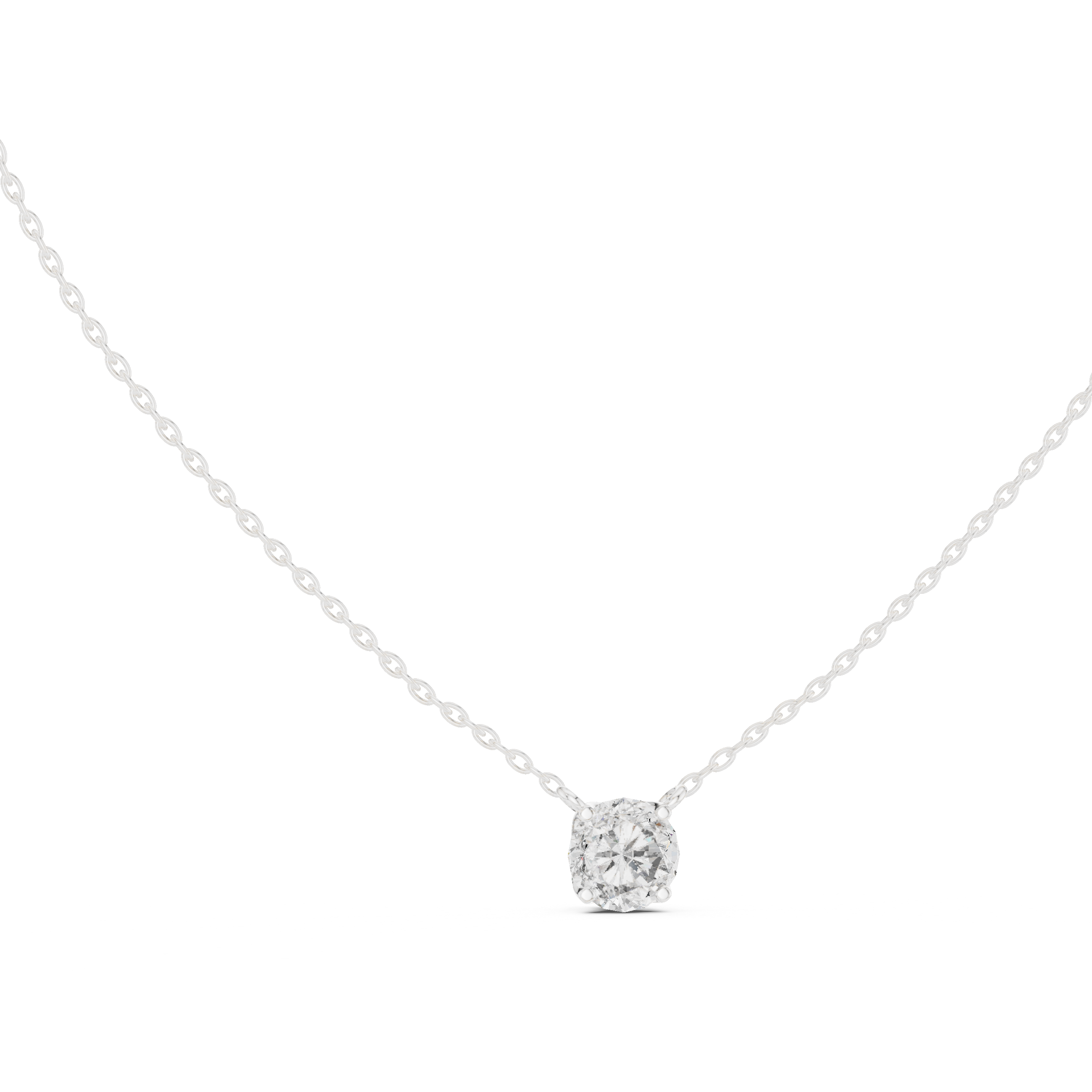 Pendant 0040 - White Gold