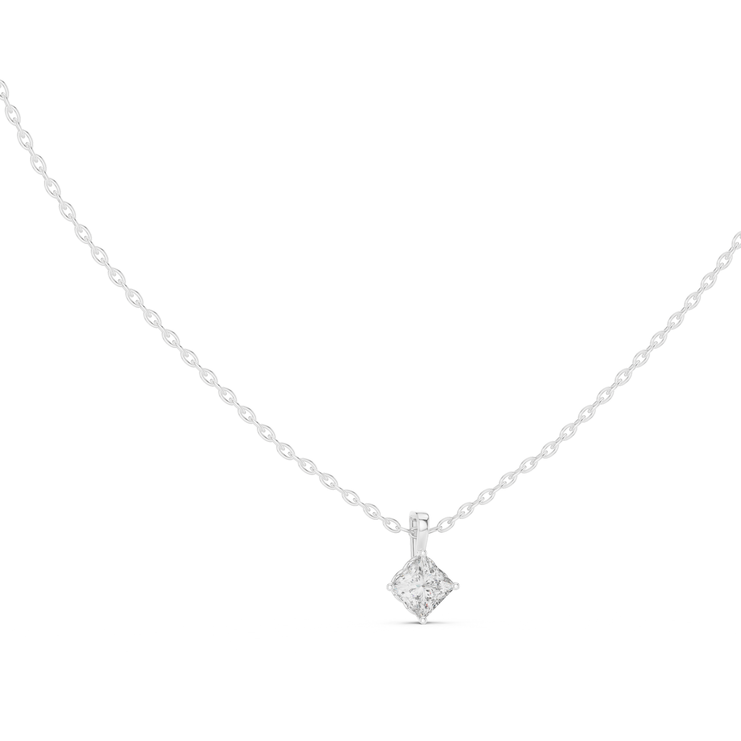 Pendant 0051 - White Gold