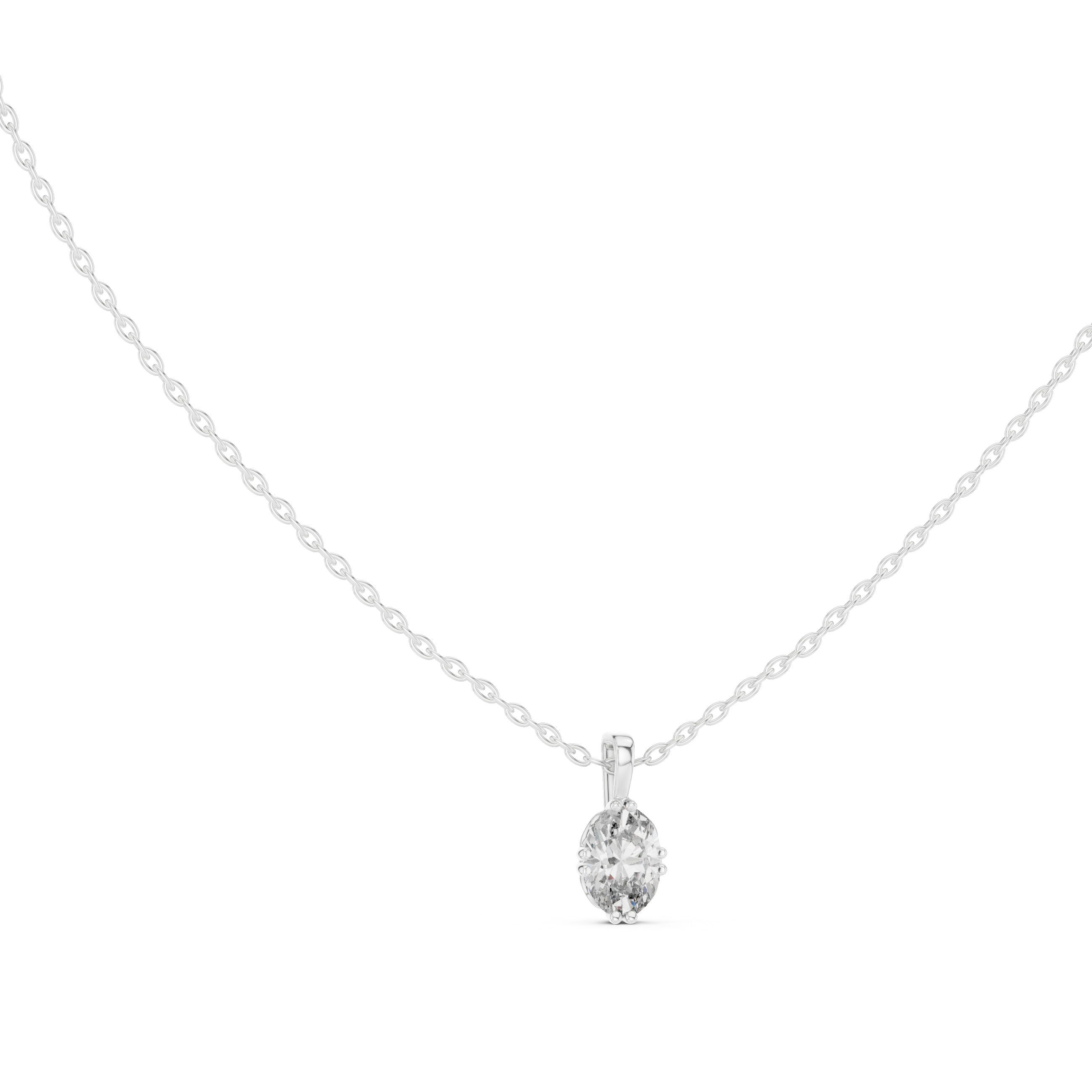 Pendant 0053 - White Gold