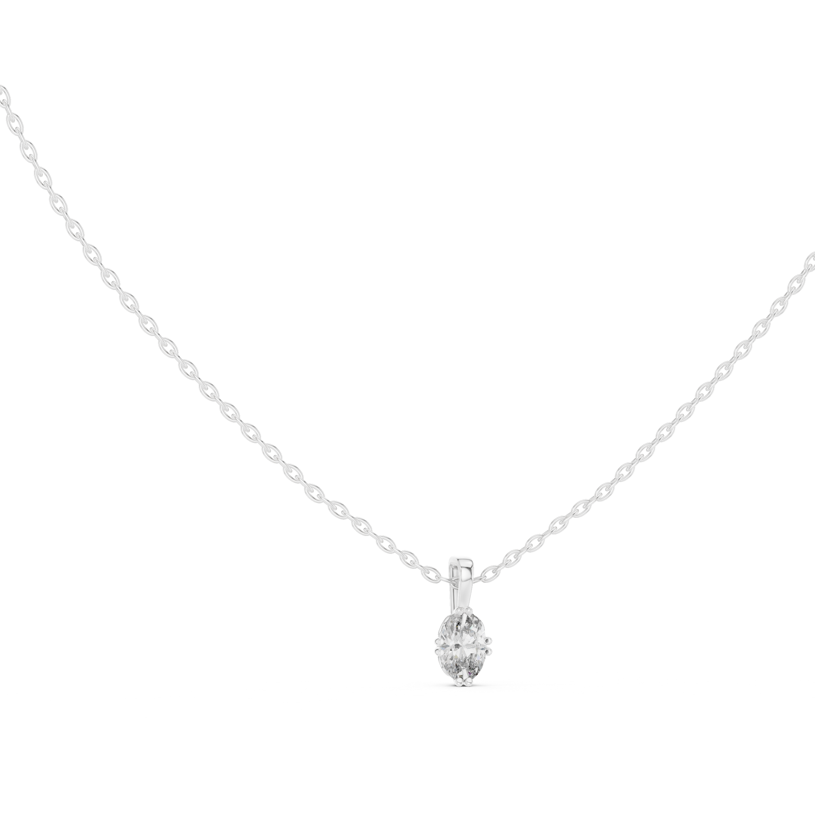 Pendant 0054 - White Gold