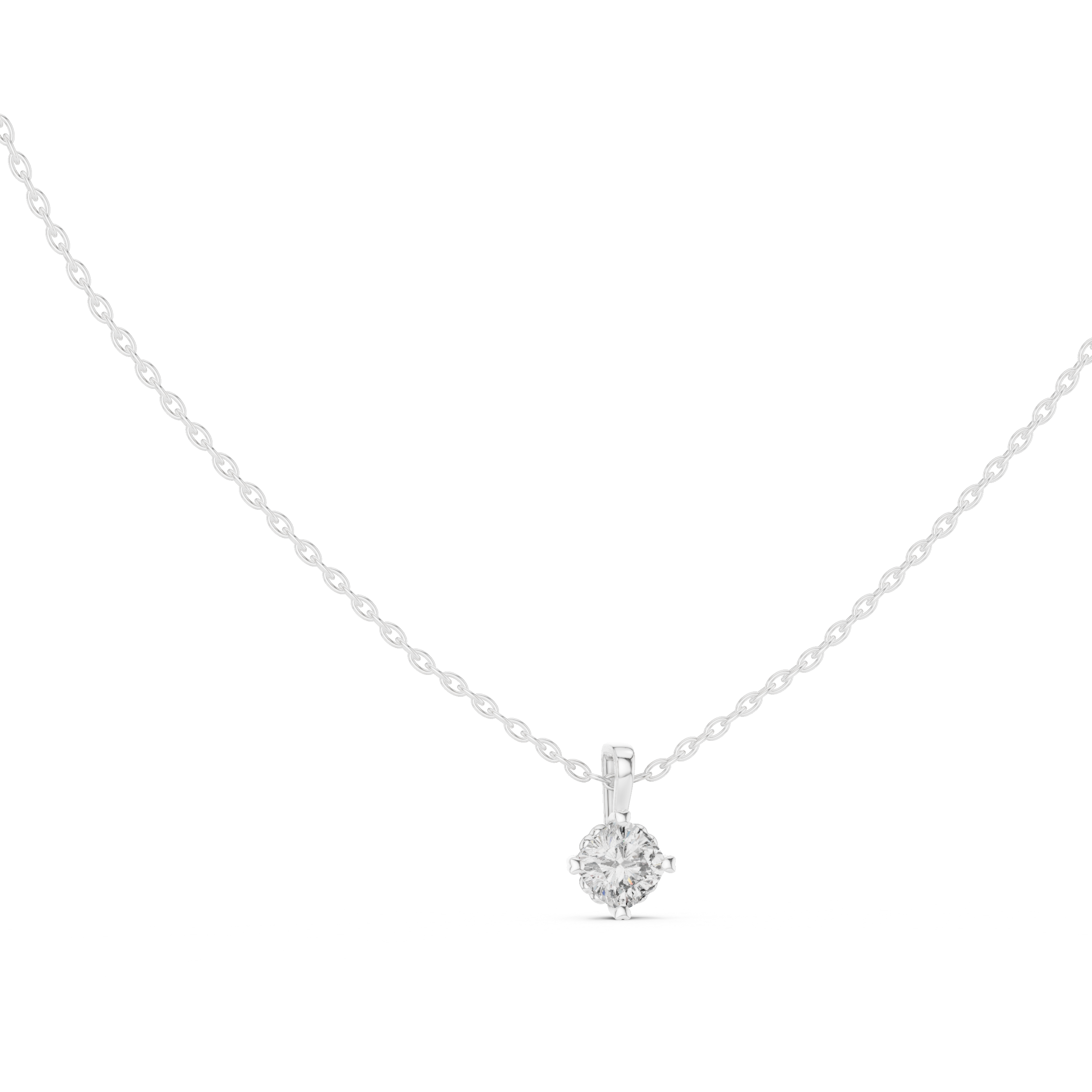 Pendant 0060 - White Gold