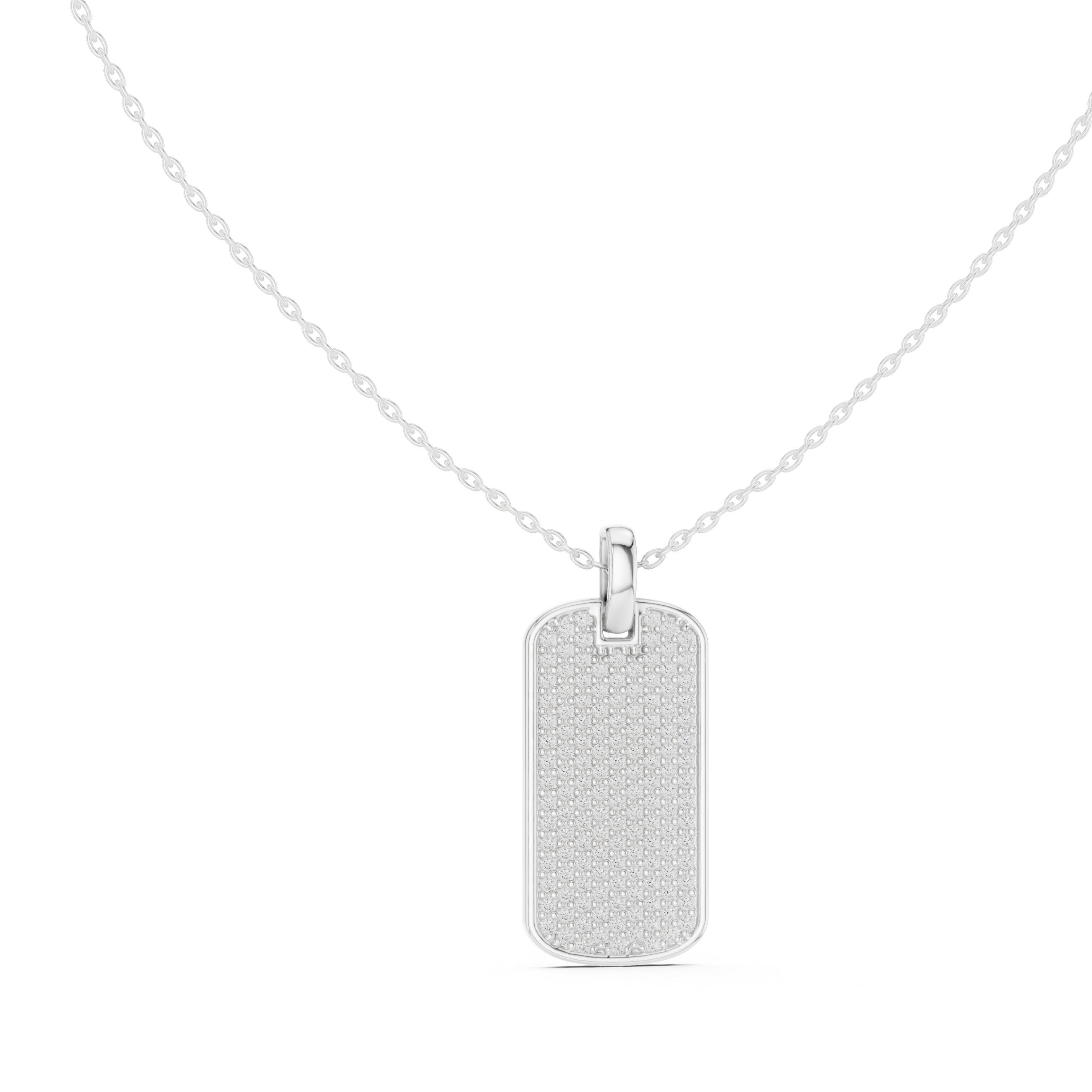 Pendant 0068 - White Gold