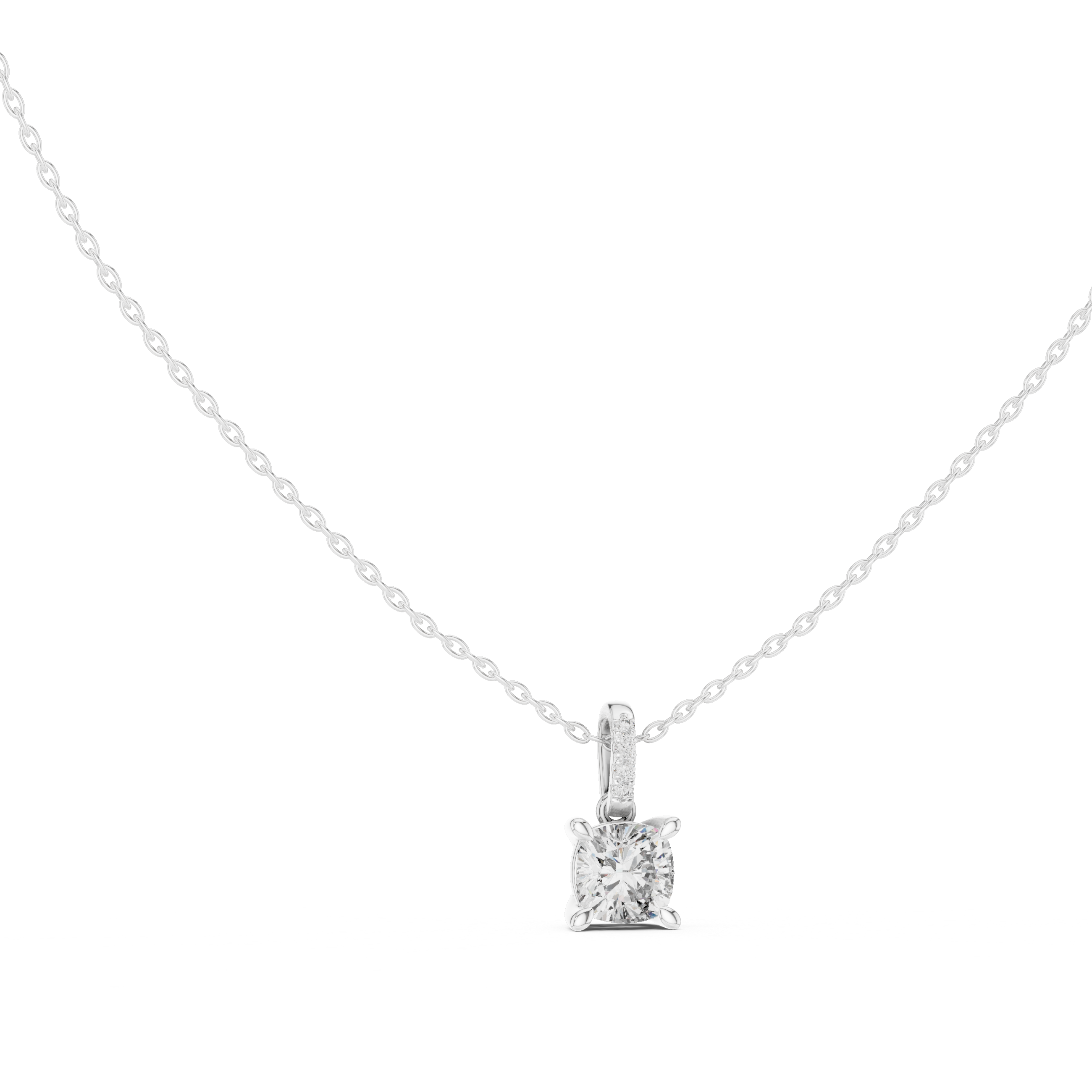 Pendant 0071 - White Gold