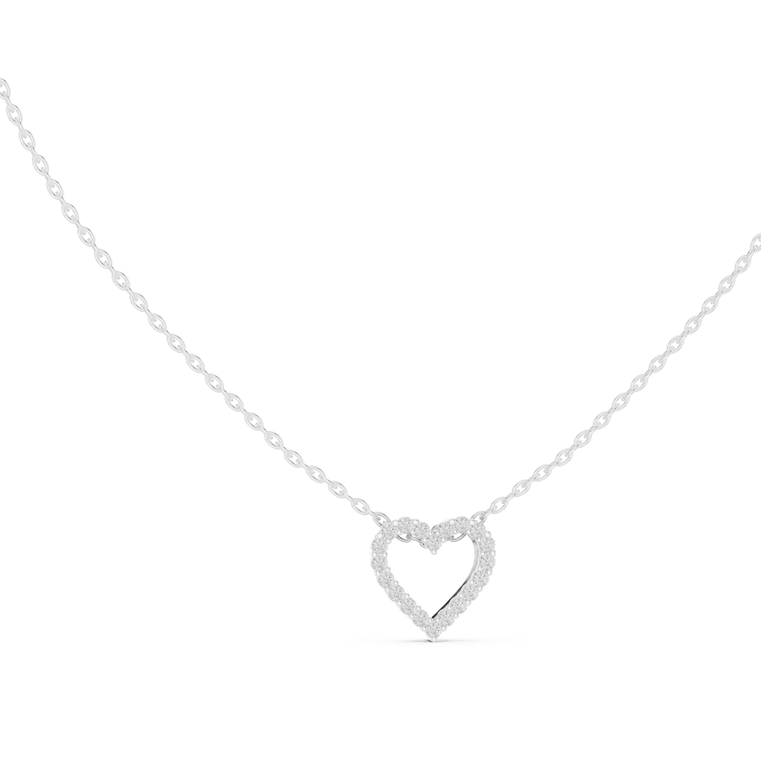 Pendant 0073 - White Gold