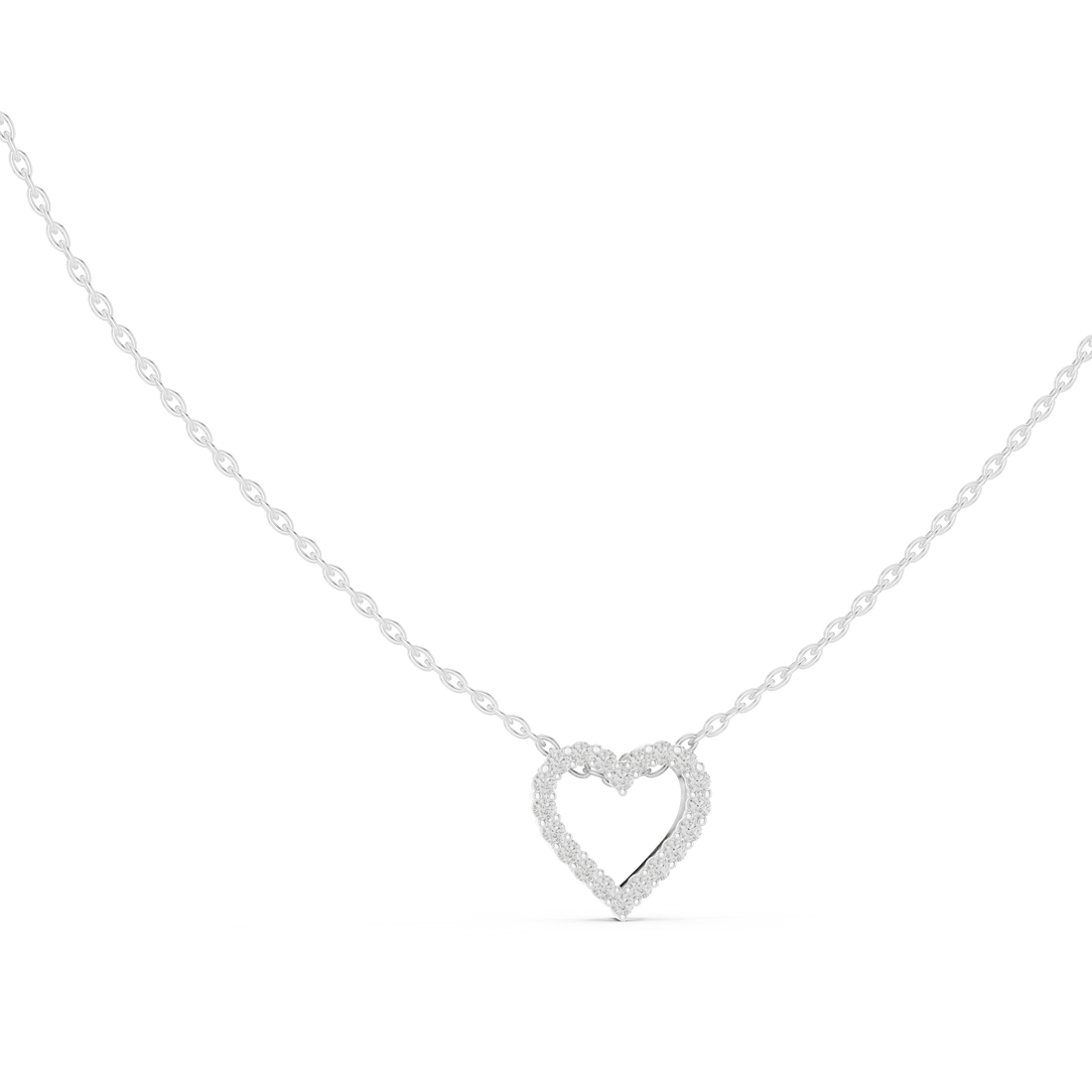 Pendant 0073 - White Gold