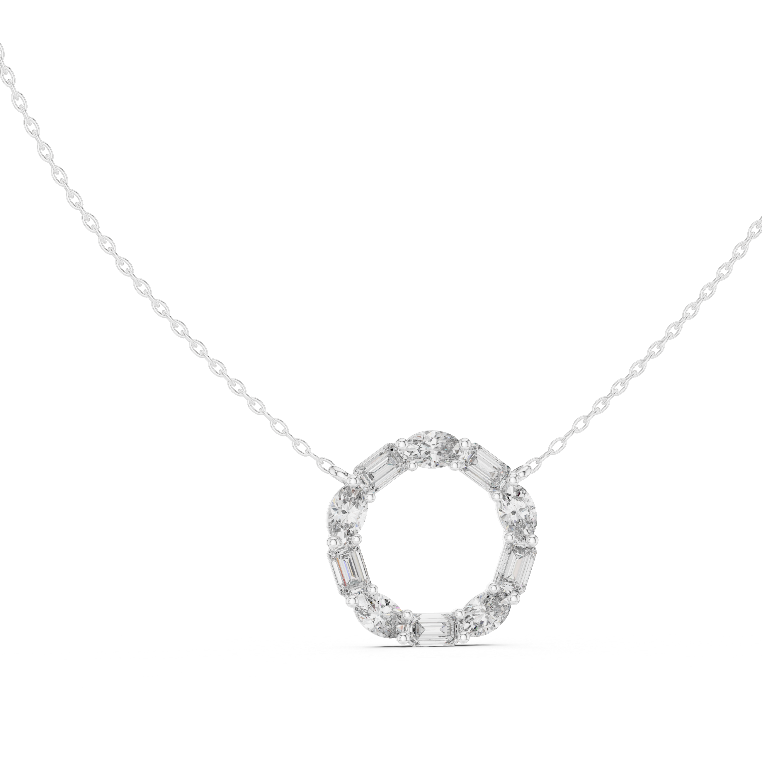 Pendant 0074 - White Gold