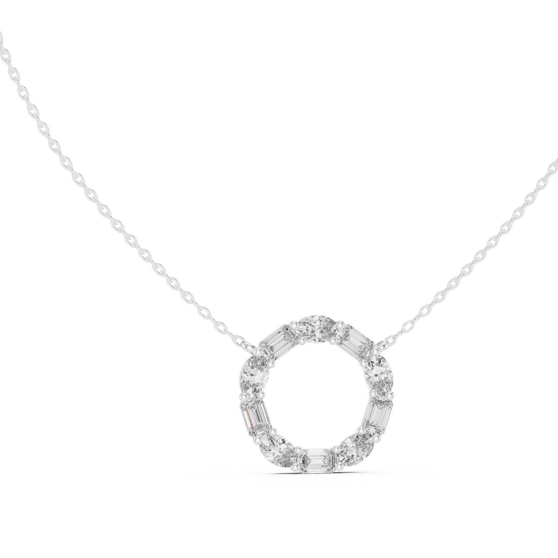 Pendant 0074 - White Gold
