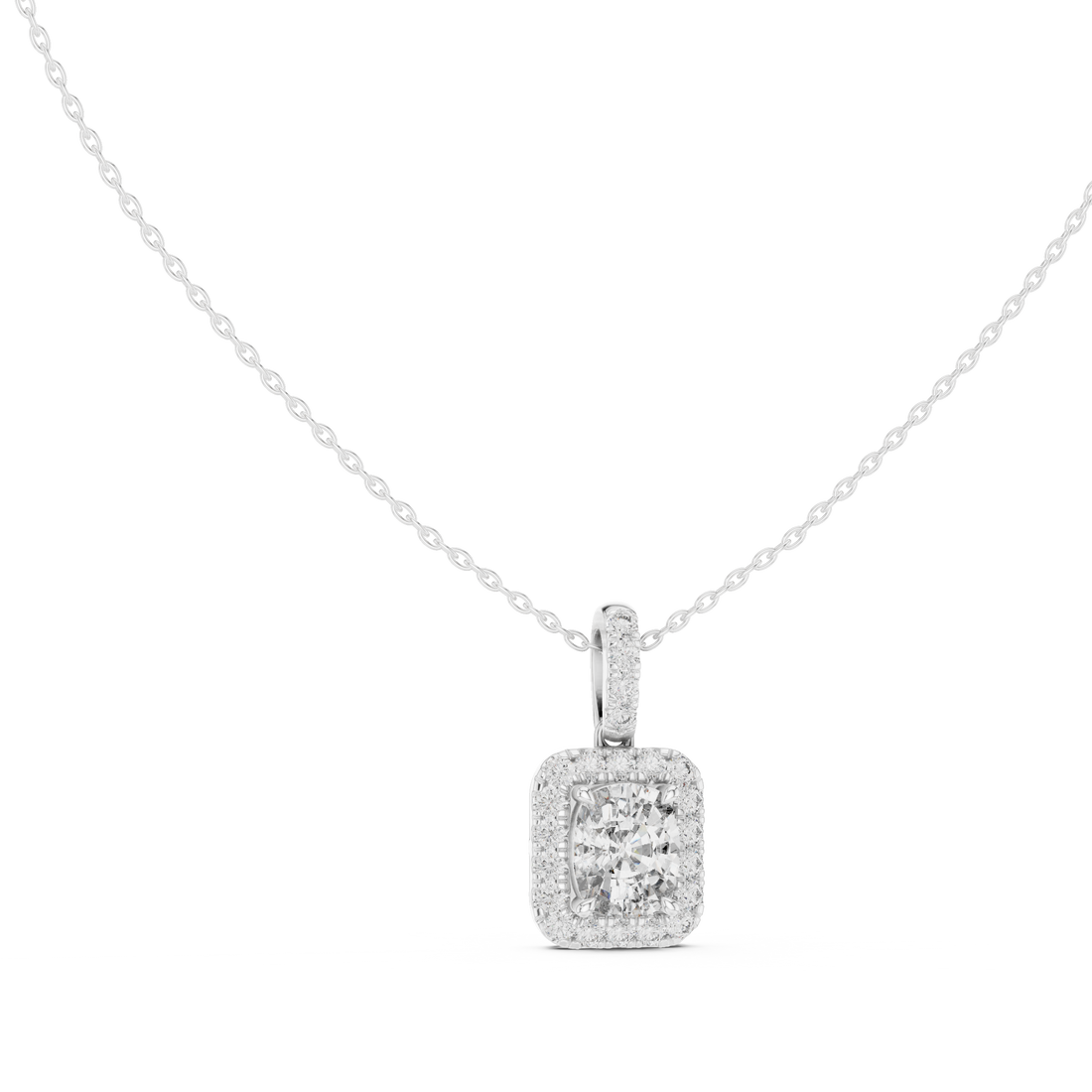 Pendant 0075 - White Gold