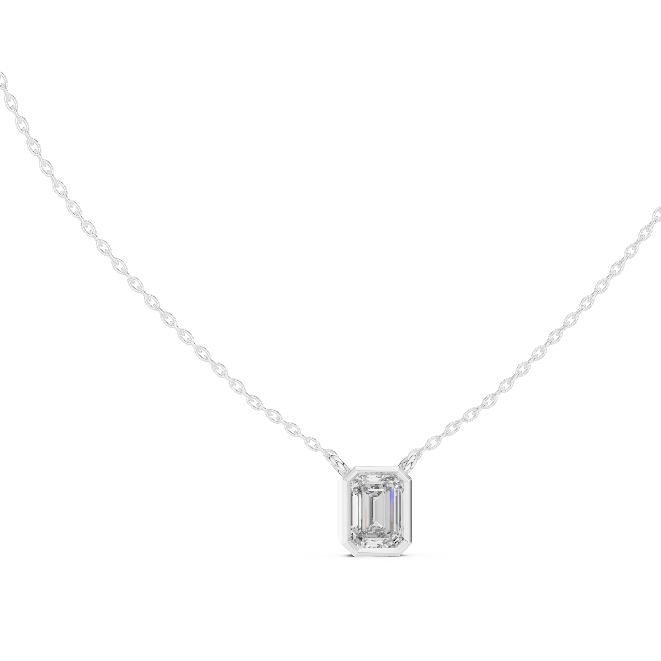 Pendant 0077 - White Gold