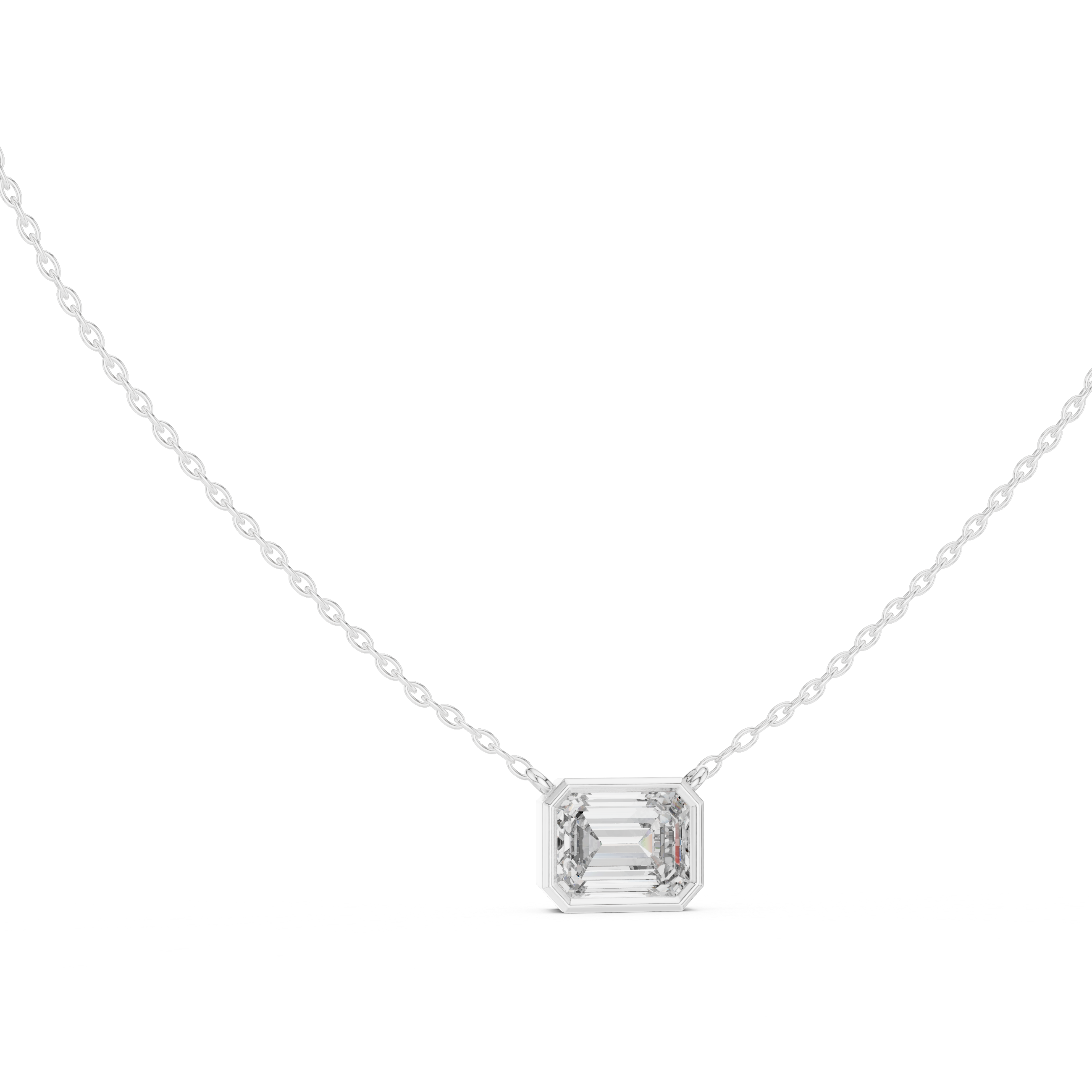 Pendant 0078 - White Gold