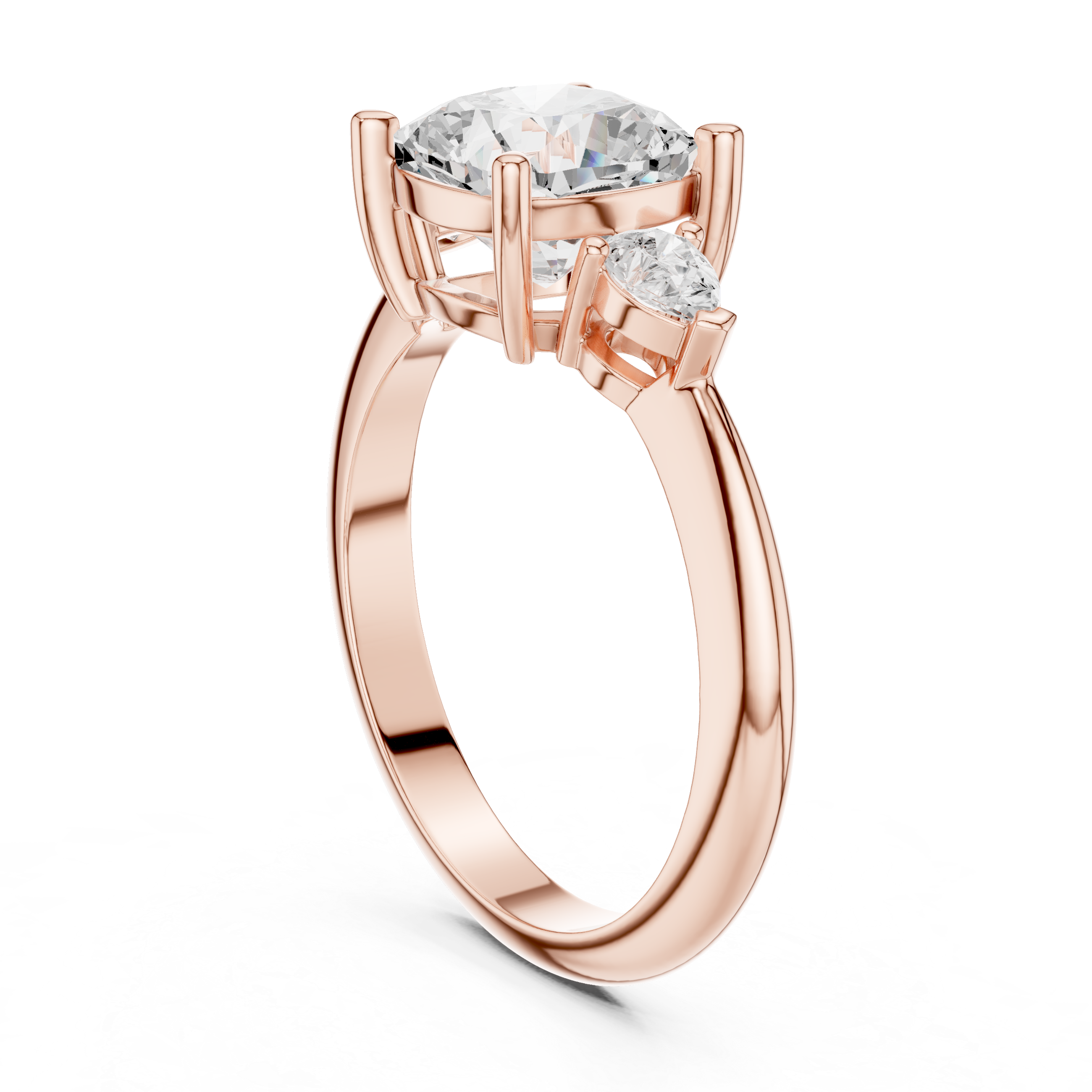 Ladies Ring 0066-Z-01 - Rose Gold