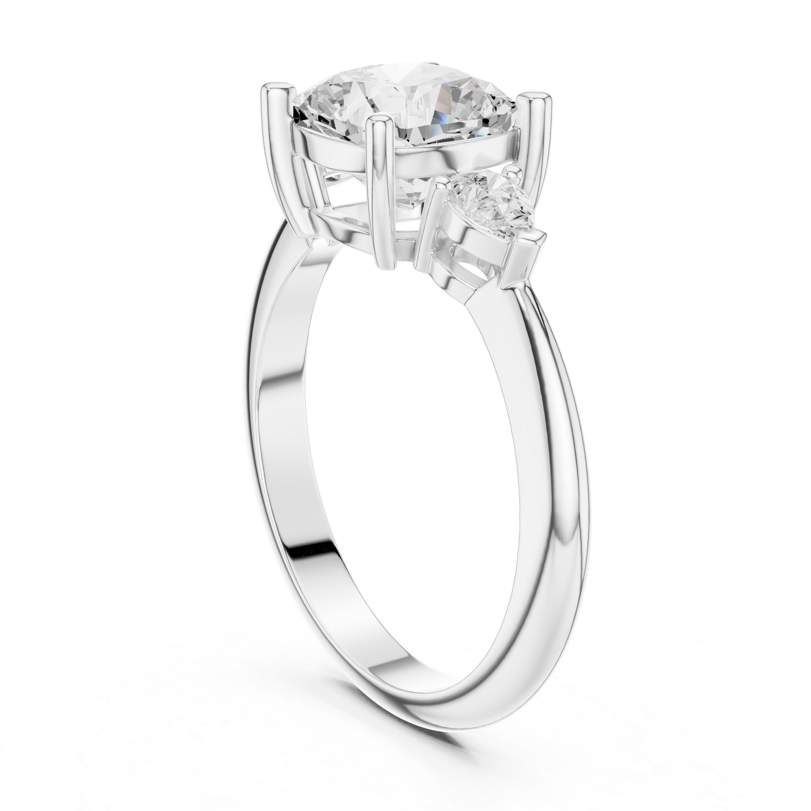 Ladies Ring 0066-Z-01 - White Gold